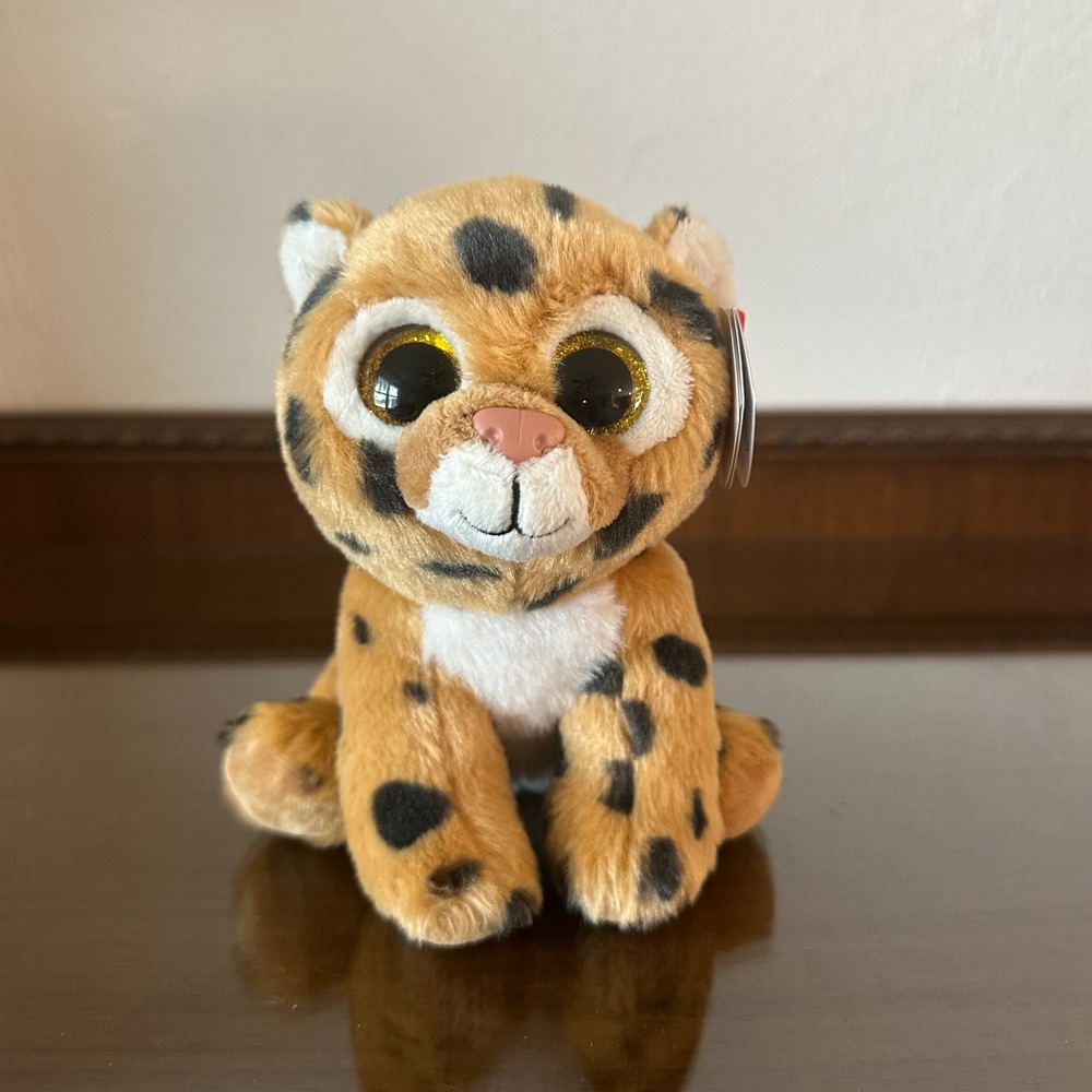 Ty Original Beanie Freckles the Leopard Big Eyes